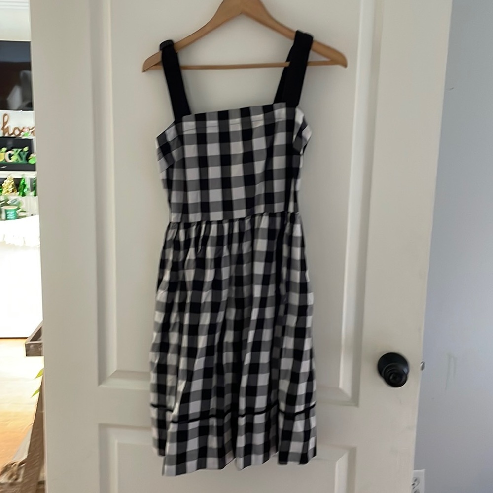Kate Spade Checkered Sleeveless Dress Size 10